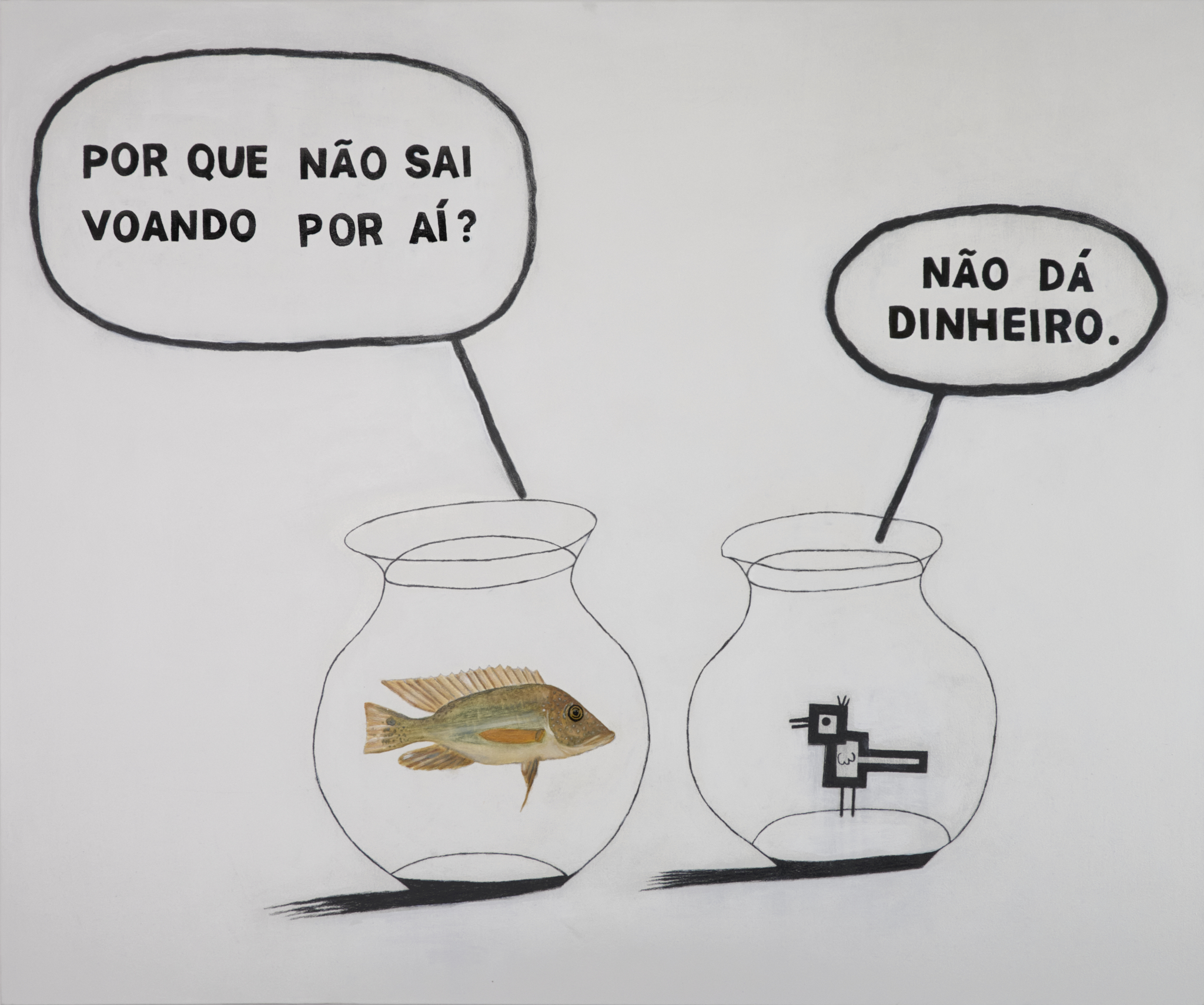 O cartunista Venes Caitano na Hemeroteca da Biblioteca Mário de Andrade